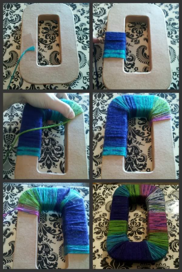 Yarn Covered Monogram