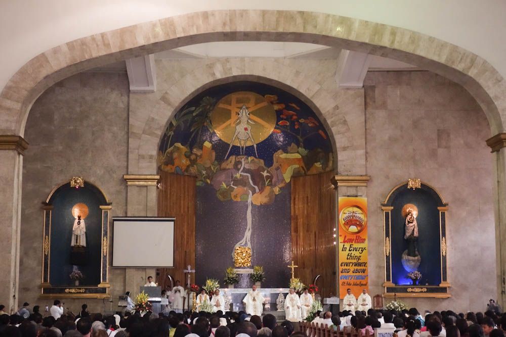 priest ordination at a church in binondo