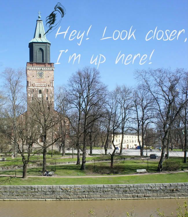 SikinSokin Salaperäinen Turku Tuomiokirkon tornissa tuulee The