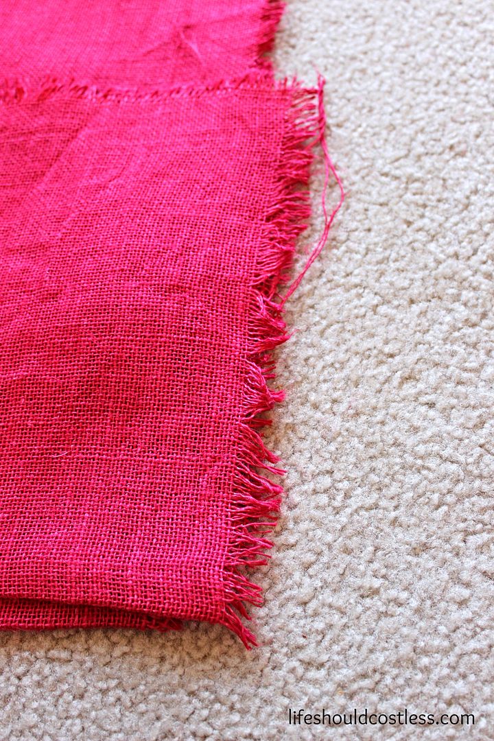 How To Dye Burlap Any Color LIFE SHOULD COST LESS