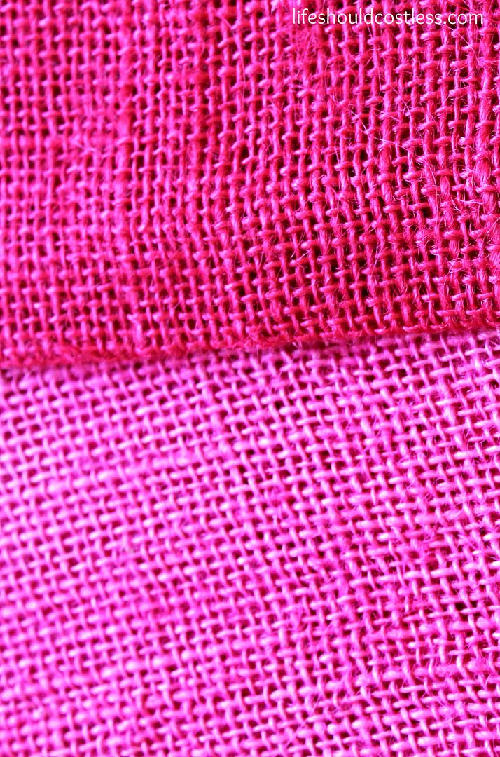 How To Dye Burlap Any Color LIFE SHOULD COST LESS