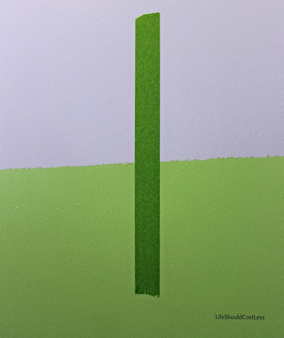 The Easy Way To Get A Crisp Line With Painter's Tape LIFE SHOULD COST LESS