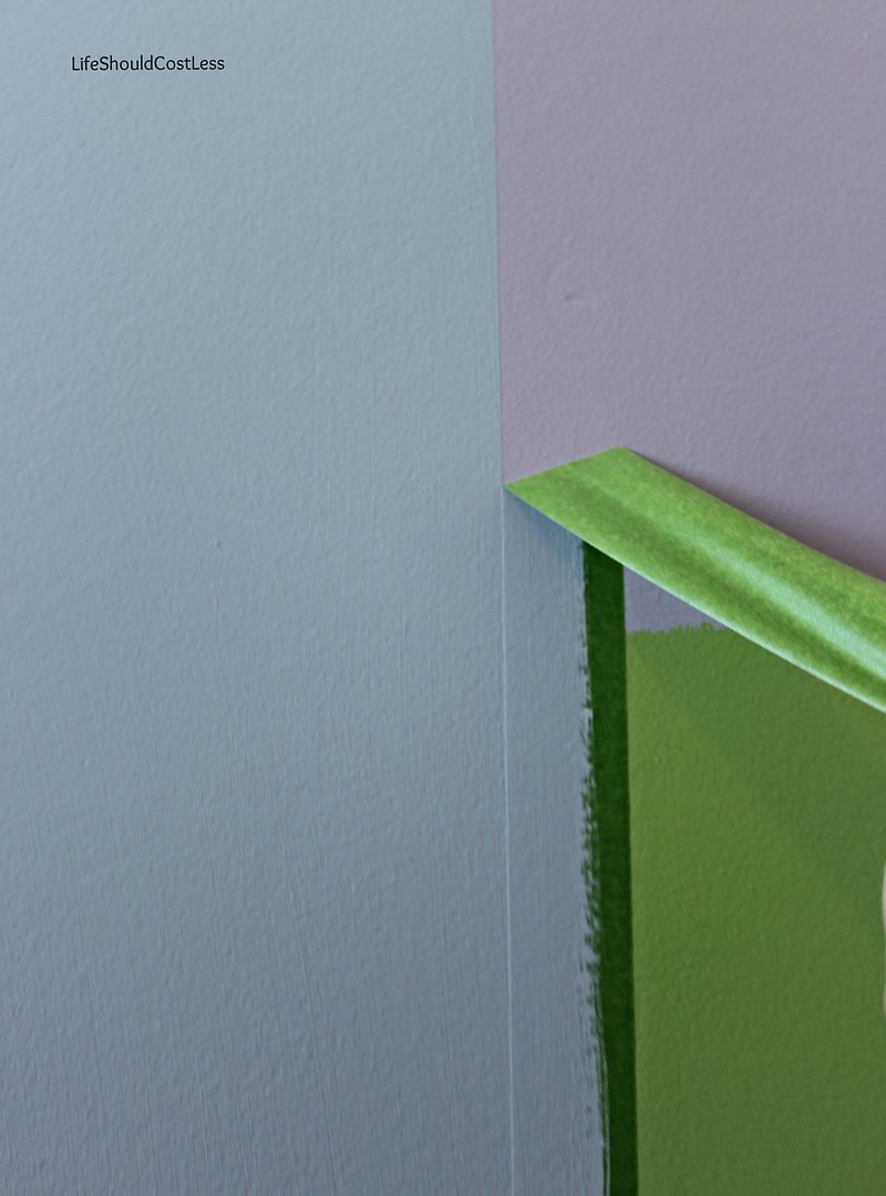 The Easy Way To Get A Crisp Line With Painter's Tape LIFE SHOULD COST LESS