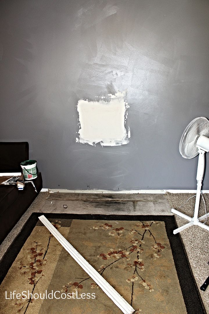 The Chalky Finish Painted Accent Wall LIFE SHOULD COST LESS