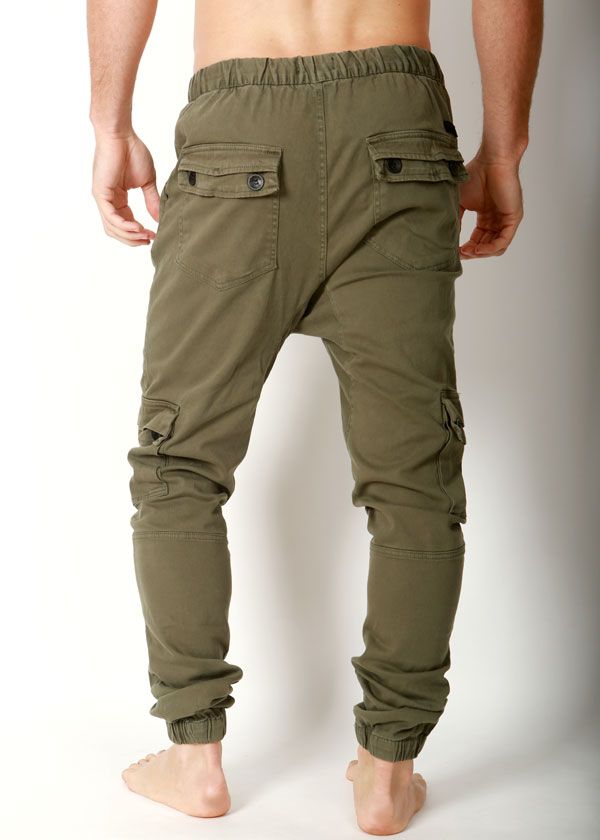 elastic cuff cargo pants