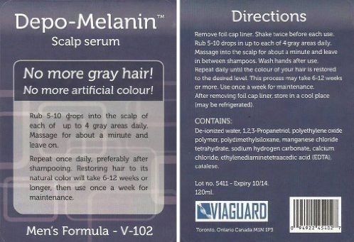 Men's Depo-Melanin Hair & Scalp Treatment Serum