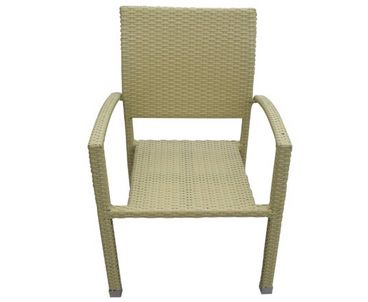 Outdoor Furniture, Wicker Dining Chairs, Wicker Outdoor Furniture, LexMod Bella Outdoor Stackable Dining Chairs