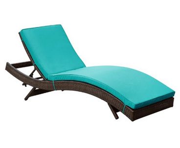 Outdoor Furniture, Wicker Chaise Lounge Chairs, Wicker Outdoor Furniture, LexMod Wicker Peer Chaise