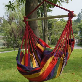 Prime Garden Tropical Stripe Soft Comfort Hanging Hammock Chair - Outdoor Furniture Zone