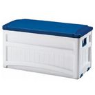 Outdoor Furniture, Deck Boxes, Deck Boxes With Wheels, Deck Storage Boxes, Deck Storage Box with Wheels, Suncast DB8000BW Cape Cod Premium 73 Gallon Deck Box with Wheels