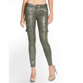 GUESS Cargo Skinny Jeans in Camo Glitter Wash