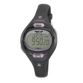 Timex Women's T5K187 Ironman Pulse Calculator Black/Purple Resin Strap Watch price