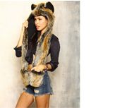  Buy Spirithoods Red Wolf Full Hood Animal Hat at Amazon