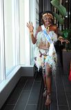Miss International 2012 National Costume Cameroon Francoise Odette Ngoumou