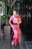 Miss International 2012 National Costume Myanmar Nang Khin Zay Yar