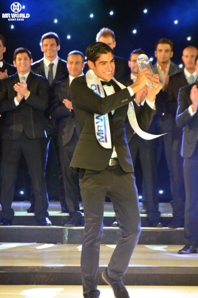 Mister World 2012 winner Francisco Escobar Colombia