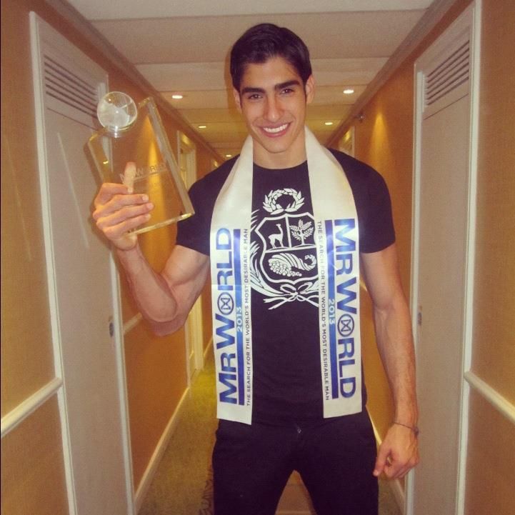 Mister World 2012 winner Francisco Escobar Colombia