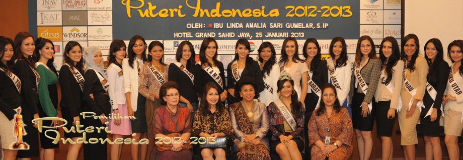 Miss Puteri Indonesia 2013 Candidates
