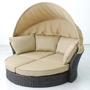 Creative Living Antigua Day Bed Love Seat , Circular Outdoor Daybeds, Outdoor Daybeds, Outdoor Daybeds With Canopy, Outdoor Furniture, Patio Furniture, Rectangular Outdoor Daybeds, Round Outdoor Daybeds, Wicker Outdoor Daybeds, Round Daybeds with Canopy, 